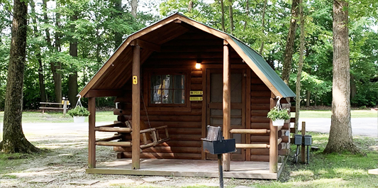 Camping Cabin (No Bathroom) – Sleeps 2