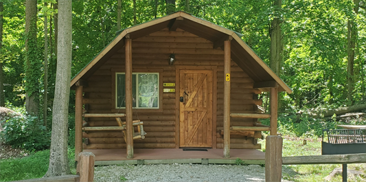 Camping Cabin (No Bathroom) – Sleeps 6